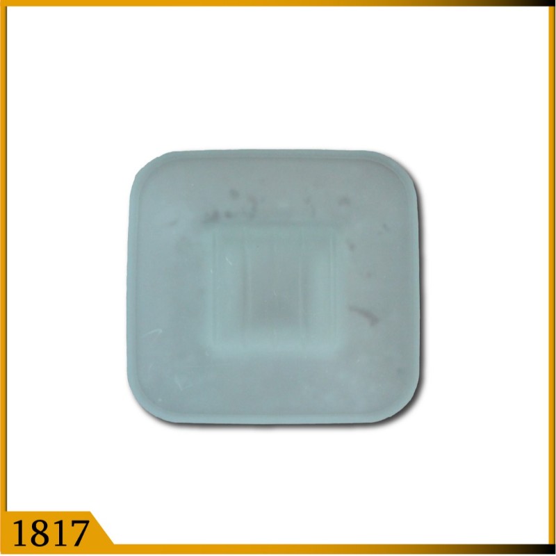 SOAP DISH ONLY SQ GLASS (1817)